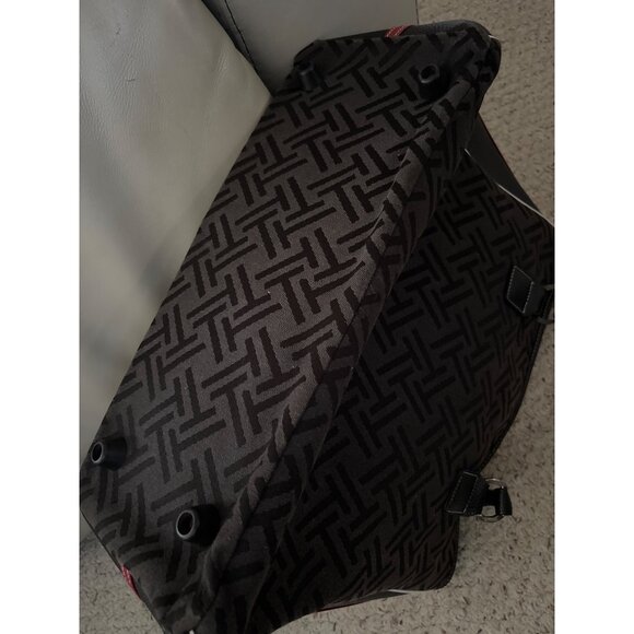 Tignanello Black Tote with Red and Purple Stripes - Picture 12 of 12